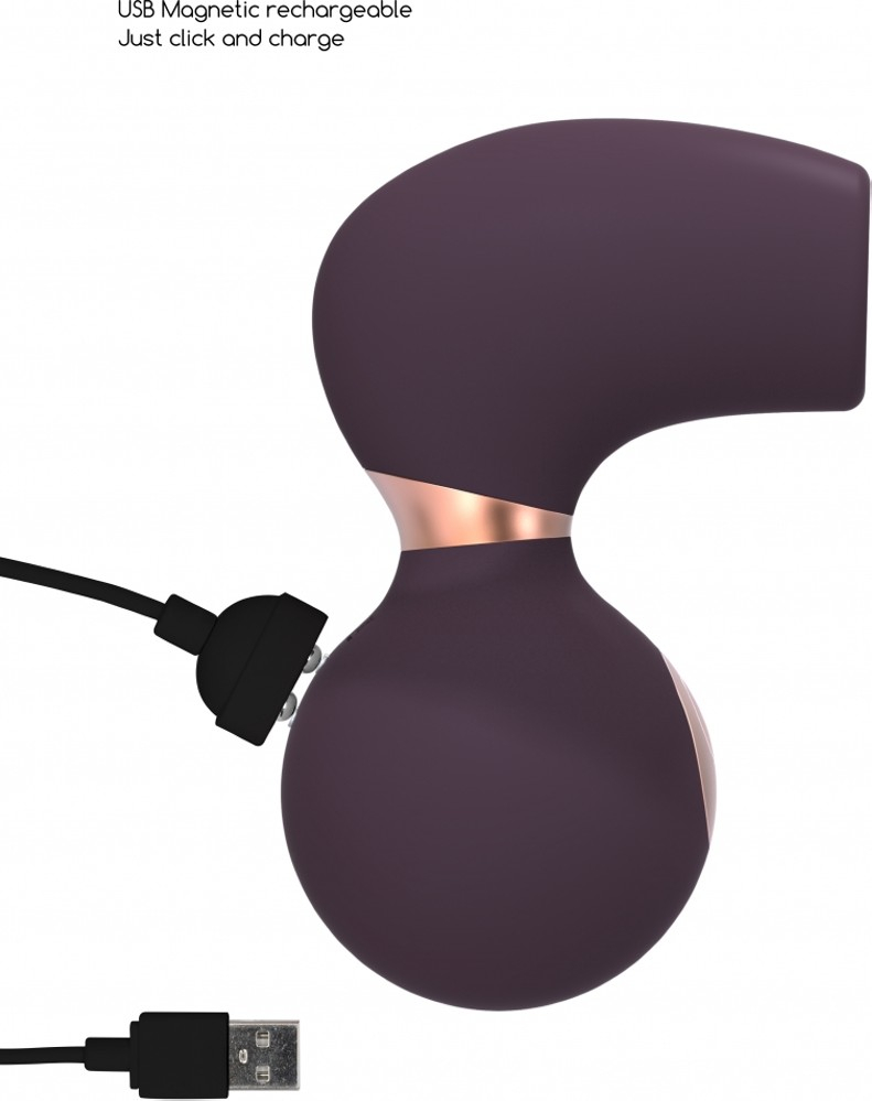 Irresistible Invincible succhiaclitoride nero silicone medicale