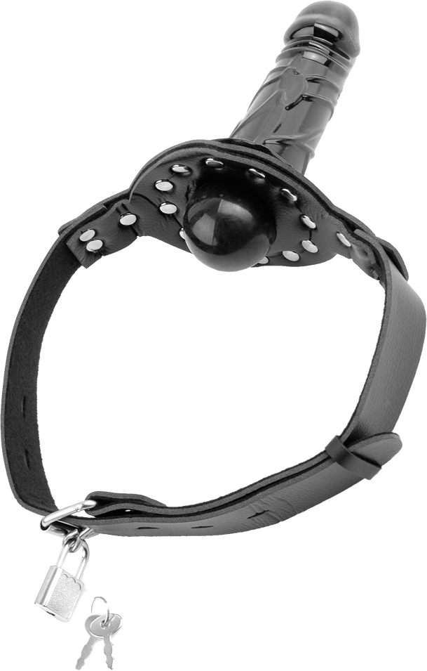 Pipedream Deluxe Ball Gag Bavaglio con Dildo Regolabile