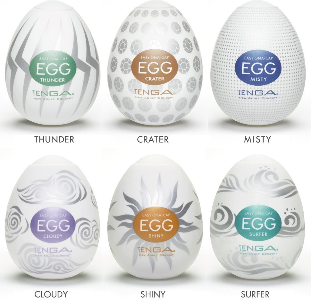 Tenga Egg Serie 2 masturbatore uovo 6 pezzi misti