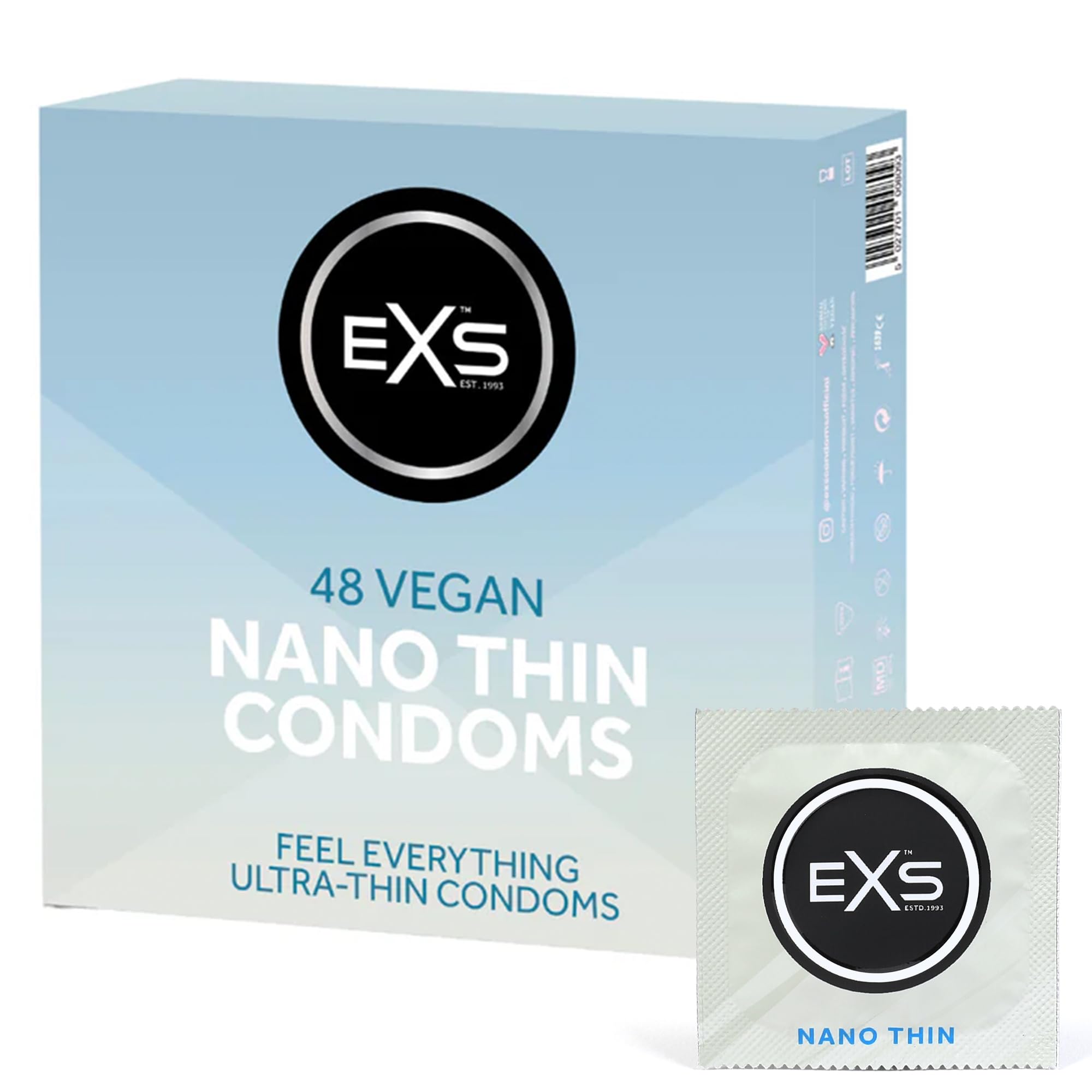 EXS Nano Thin preservativi 48 pz ultrasottili lattice
