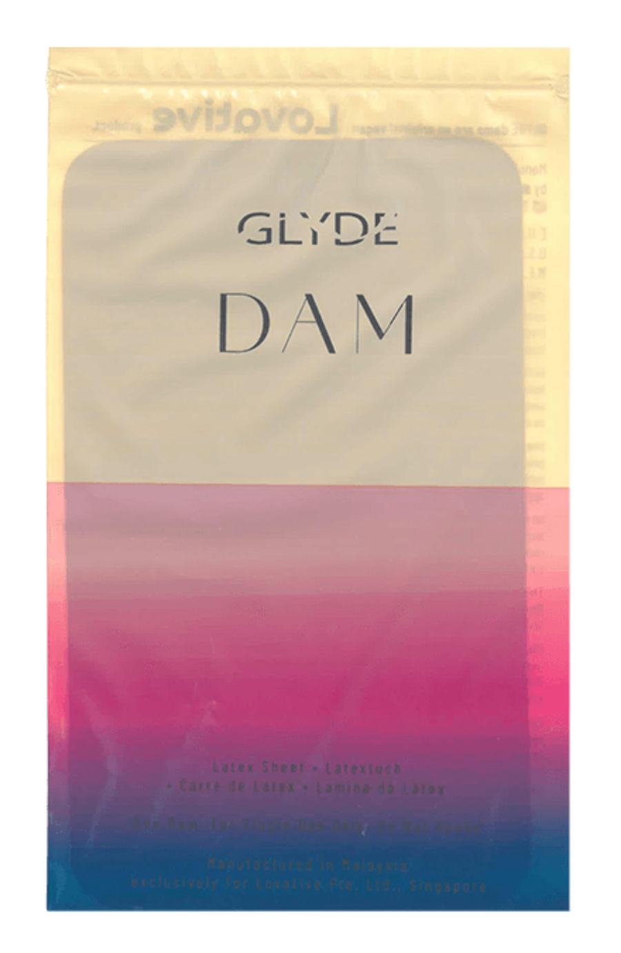 Sheer Glyde Dams Unit dental dam vanilla 1 pezzo