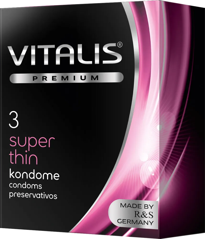 Vitalis Super Thin preservativi sottili 0,06 mm lubrificati
