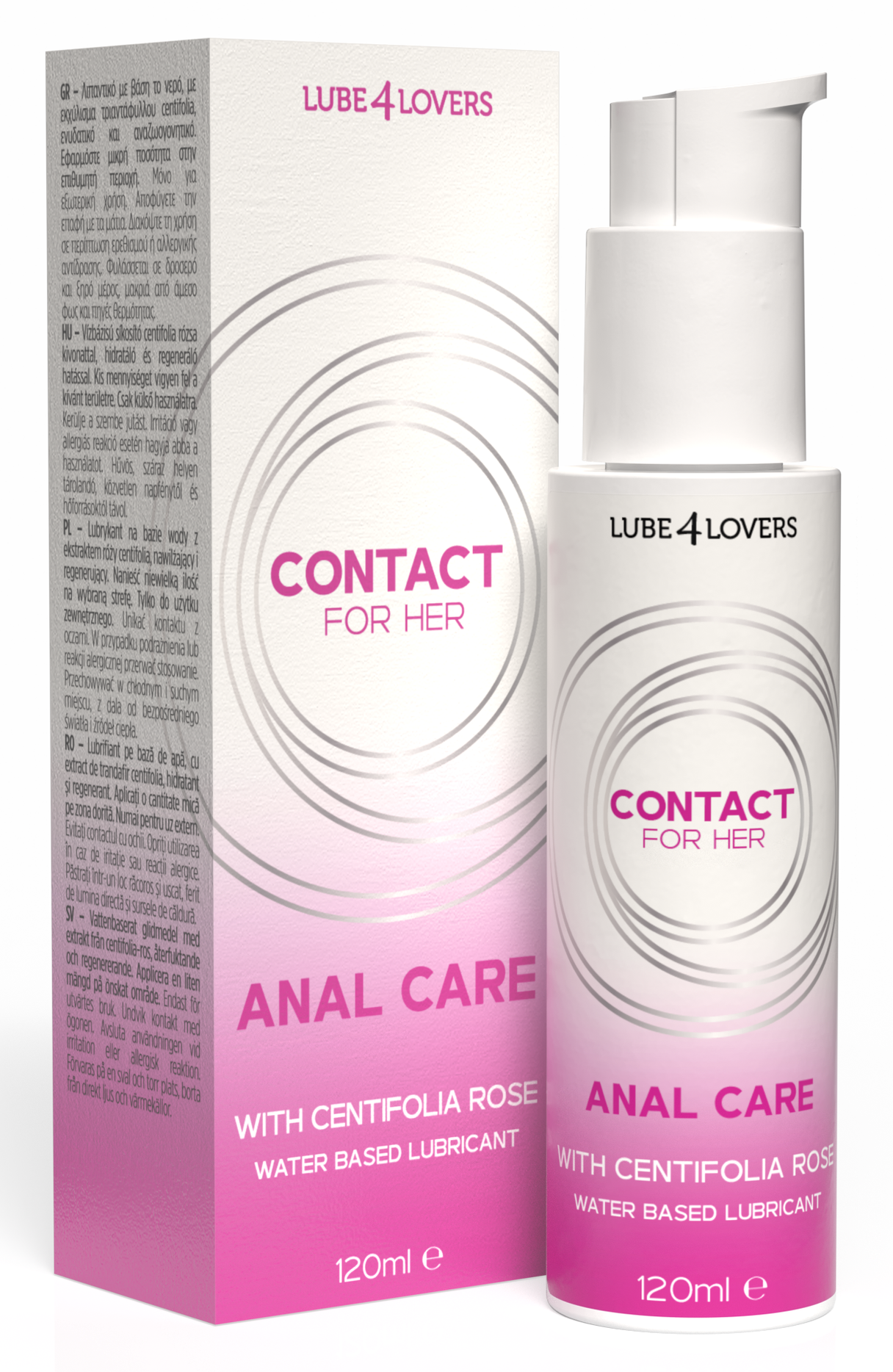 Lube4Lovers Anal Care lubrificante anale 120 ml rosa