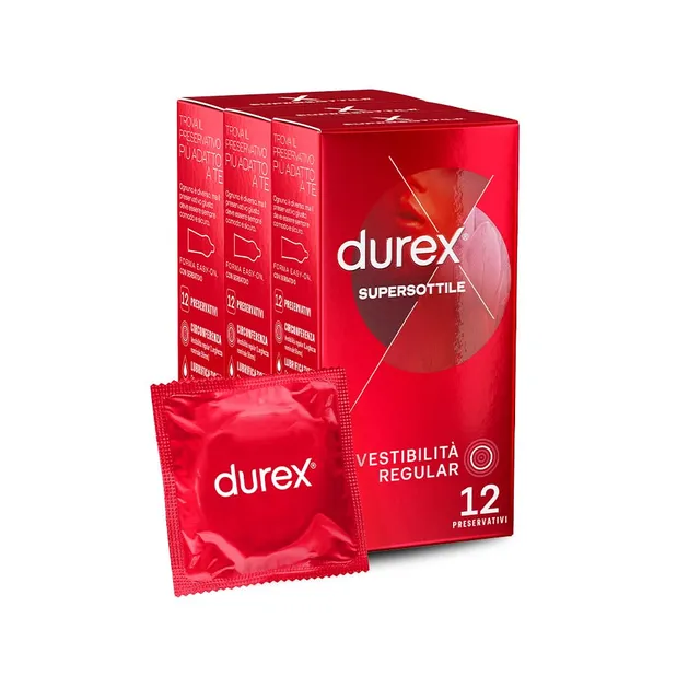 Durex Settebello Super Sottile Preservativi 36 Pezzi Ultrasottili
