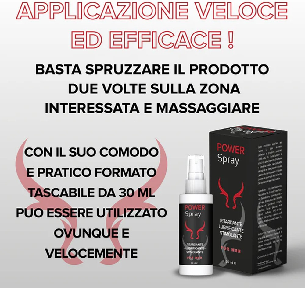 Power Spray 3in1 spray ritardante 30 ml menta