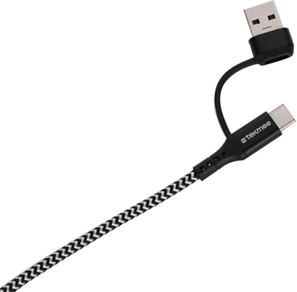 Tekmee 4-in-1 cavo intrecciato USB 1 m nylon