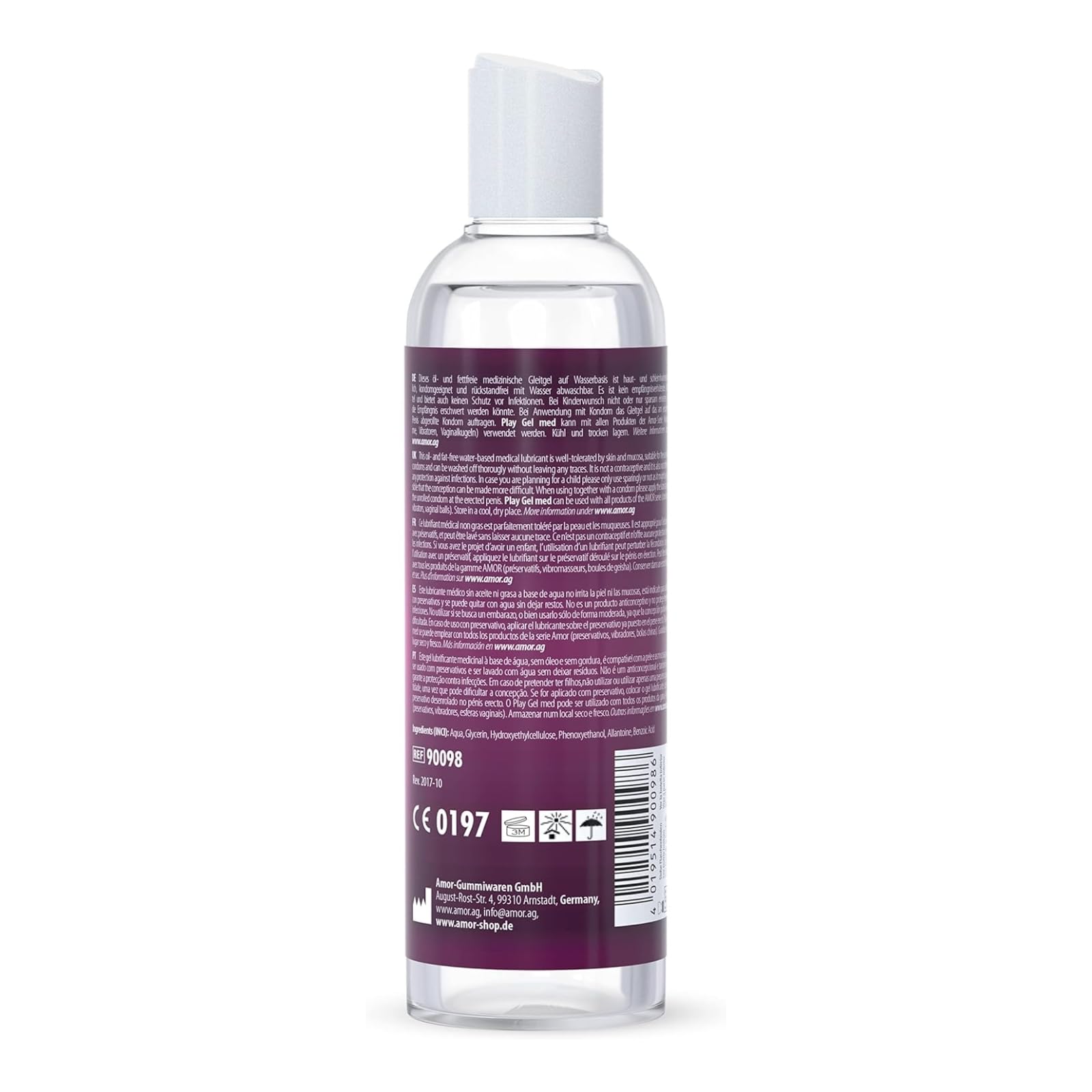 AMOR Vibratissimo Play Gel Med lubrificante 250 ml base acqua