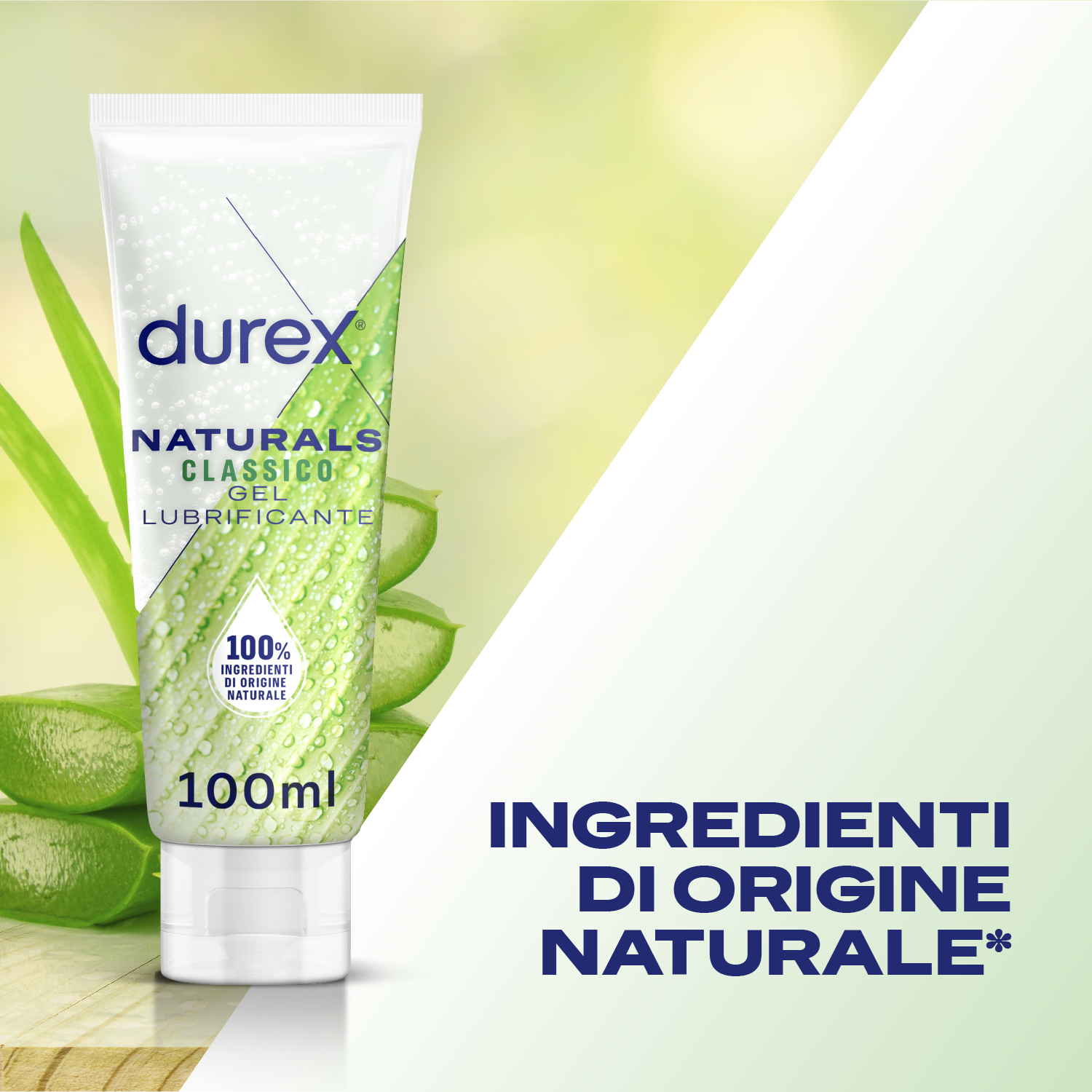Durex Naturals lubrificante intimo base acqua naturale