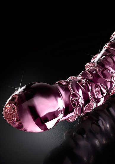 Pipedream Icicles No.55 dildo vetro doppia stimolazione G e P