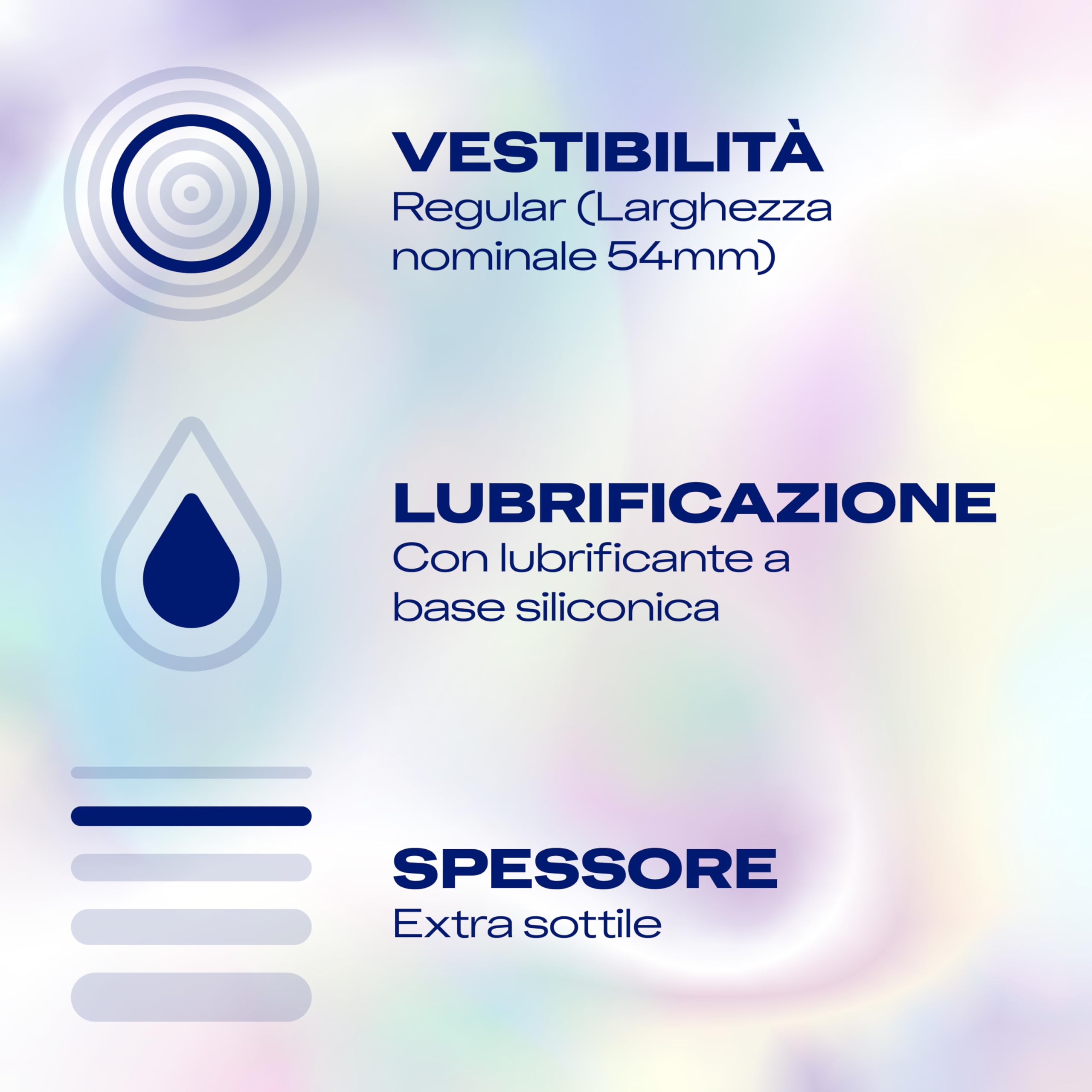 Durex Invisible preservativi 12 pezzi ultrasottili 0,048 mm