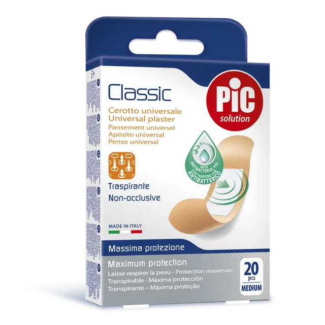 Pic Classic Medium cerotti 20 pezzi clorexidina