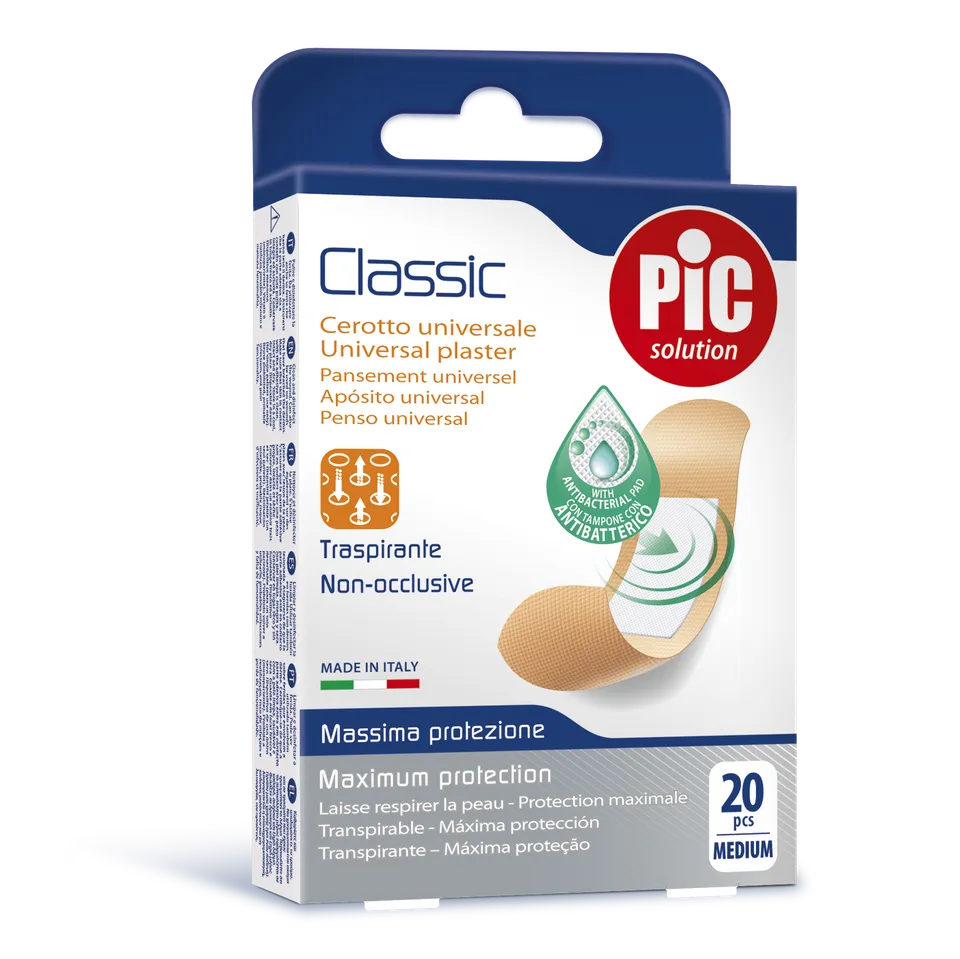 Pic Classic Medium cerotti 20 pezzi clorexidina