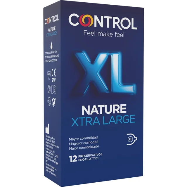 Control Adapta XL preservativi XL 12 pezzi