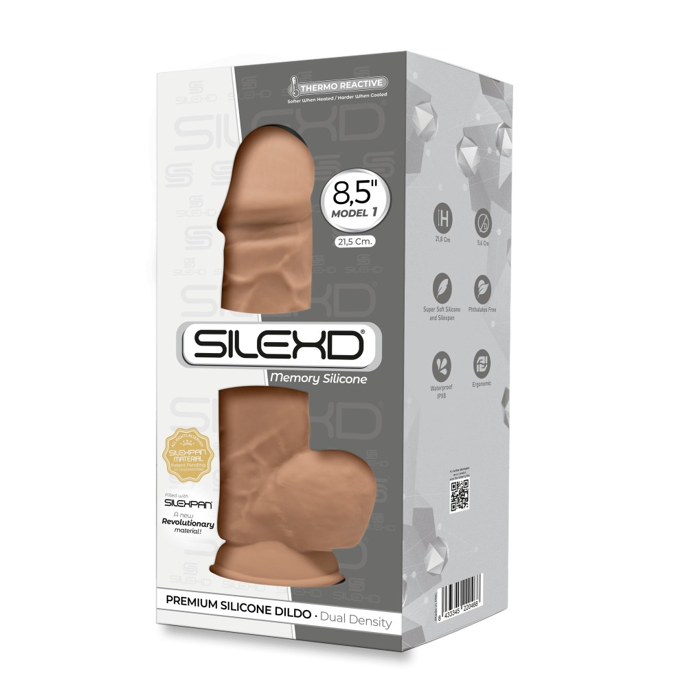 Silexd Model 8,5 dildo realistico con ventosa nude