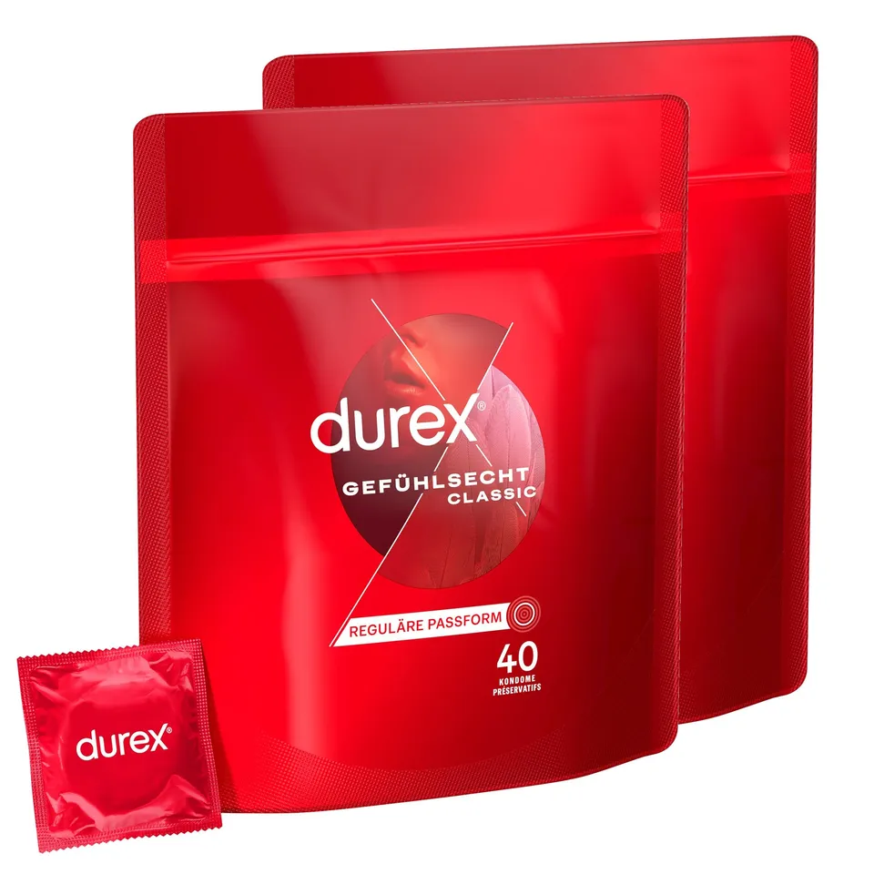 Durex Contatto Comfort preservativi 80 pz sottili 56 mm