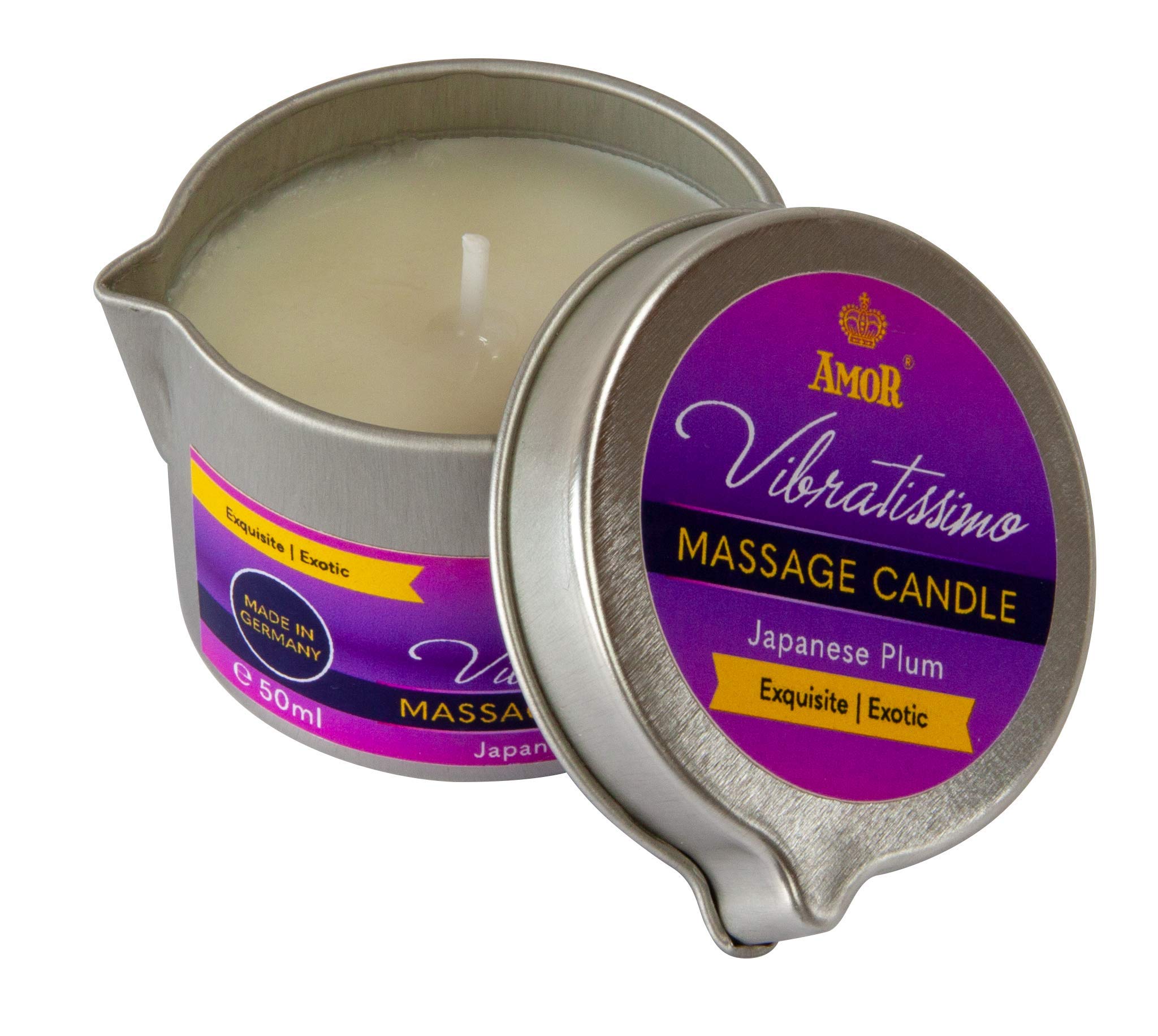 AMOR Vibratissimo Candela Massaggio Vanilla 100 ml