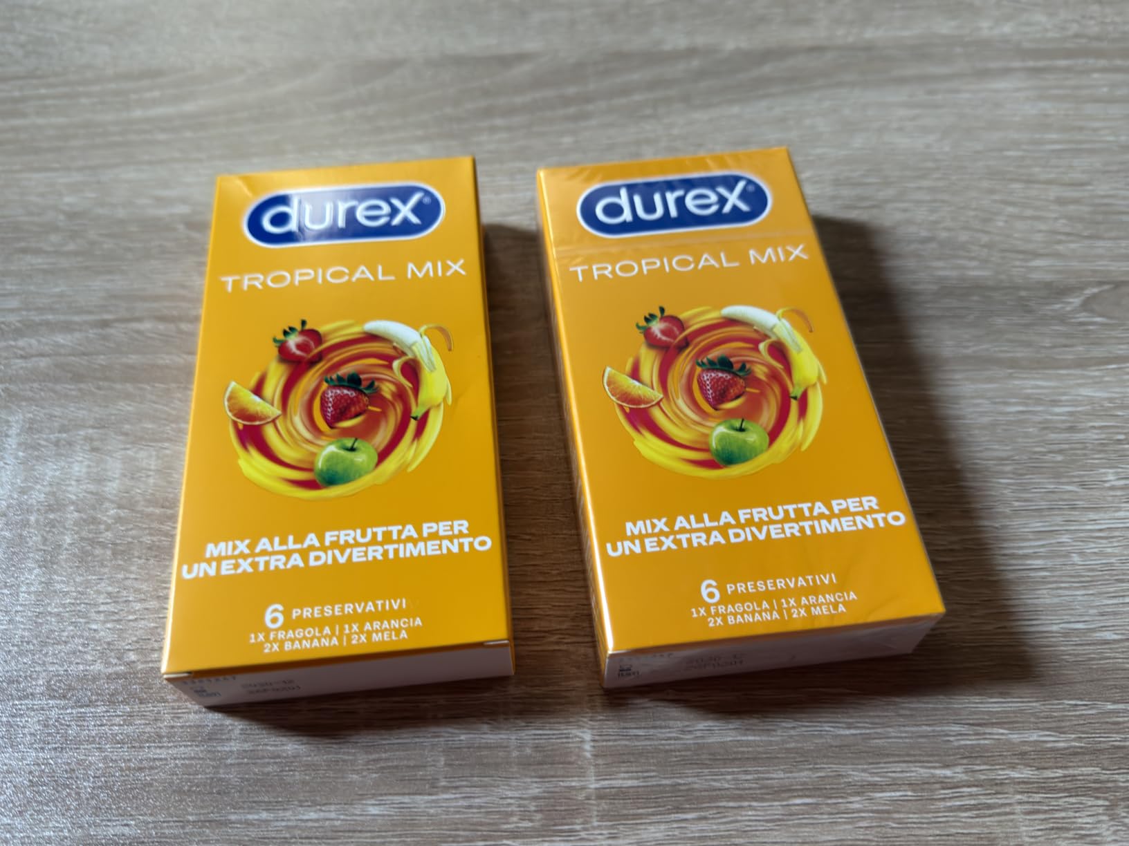 Durex Tropical preservativi 12 pz aromatizzati frutta