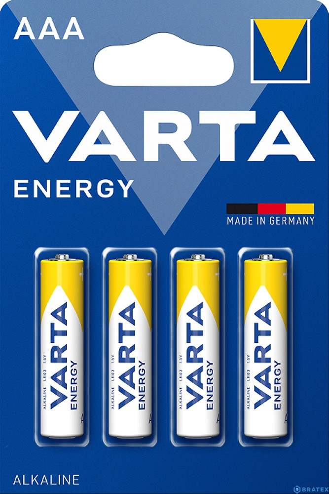 Varta Energy AAA pile ministilo alcaline 4 pezzi