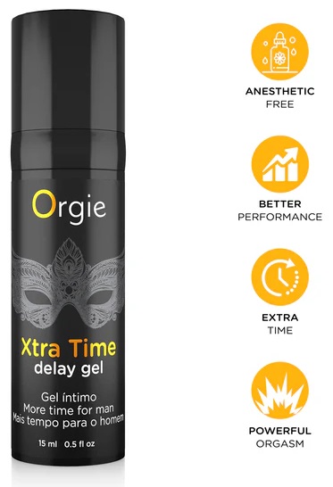 Orgie Xtra Time Delay Gel ritardante uomo effetto prolungato