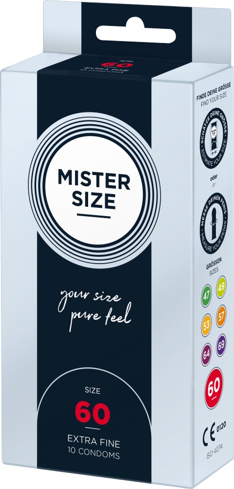 Mister Size 60 mm preservativi su misura 3 pezzi