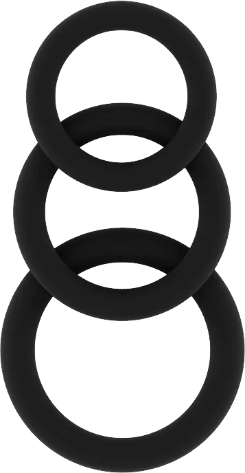 Sono No. 25 set 3 cockring in silicone