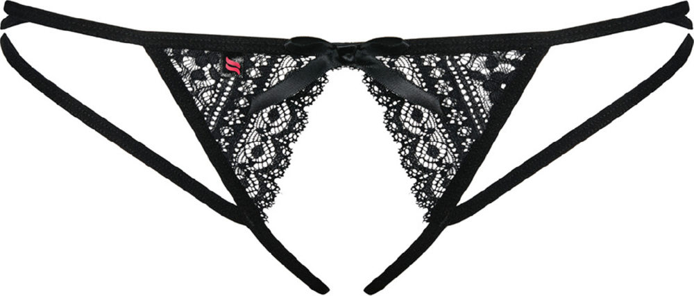 Obsessive Picantina Thong perizoma aperto nero