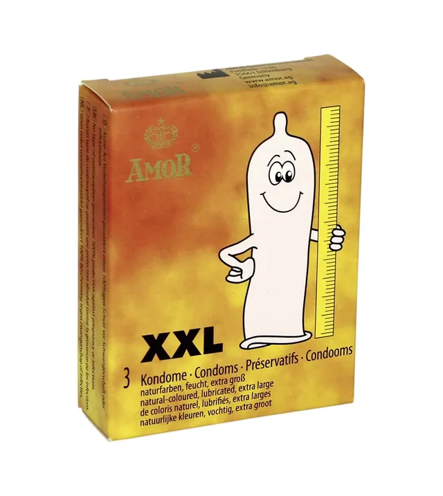 Amor XXL preservativi classici 3 pezzi larghi
