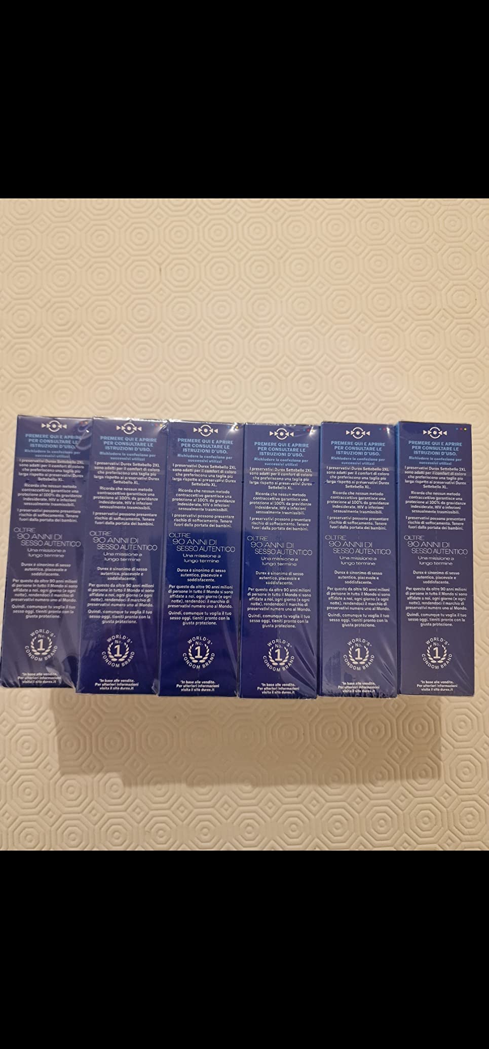 Durex Settebello XXL preservativi 30 pezzi misura larga