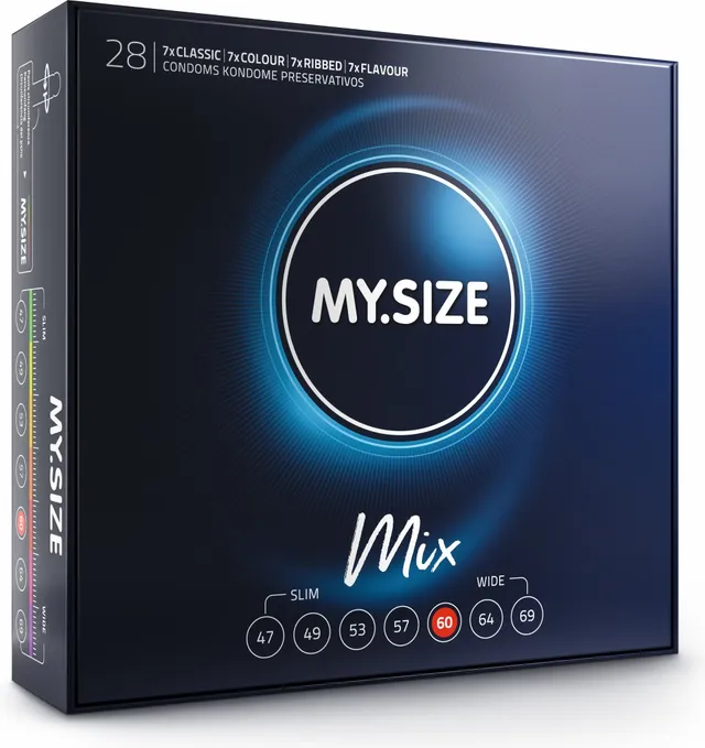 My.Size Mix 60 mm preservativi extralarge 28 pezzi
