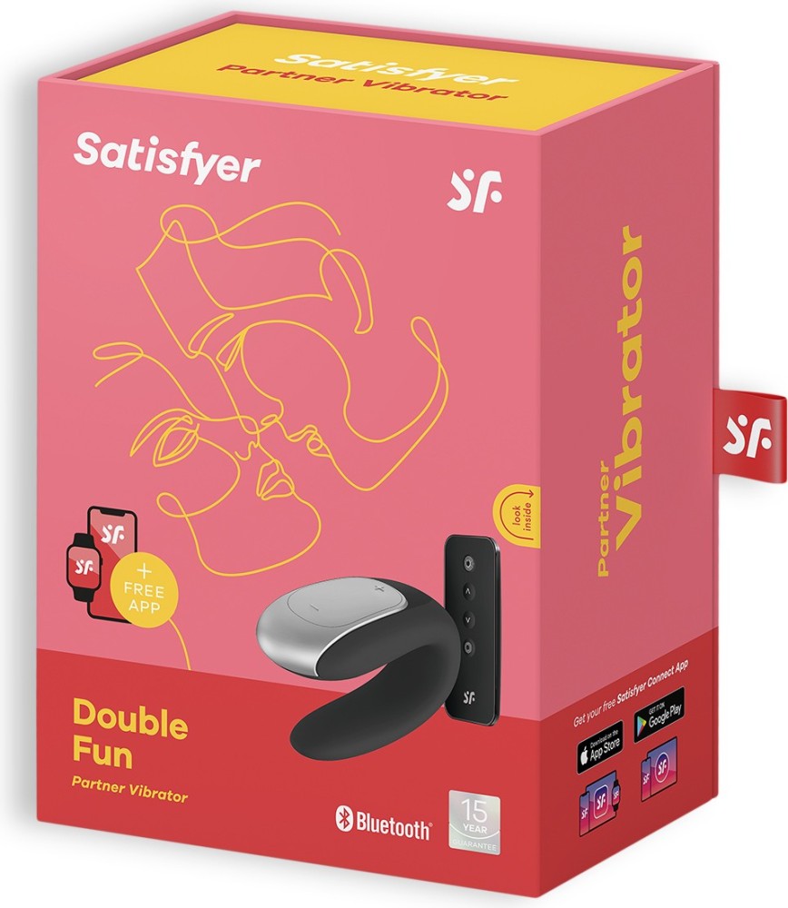 Satisfyer Double Fun vibratore coppia silicone con app