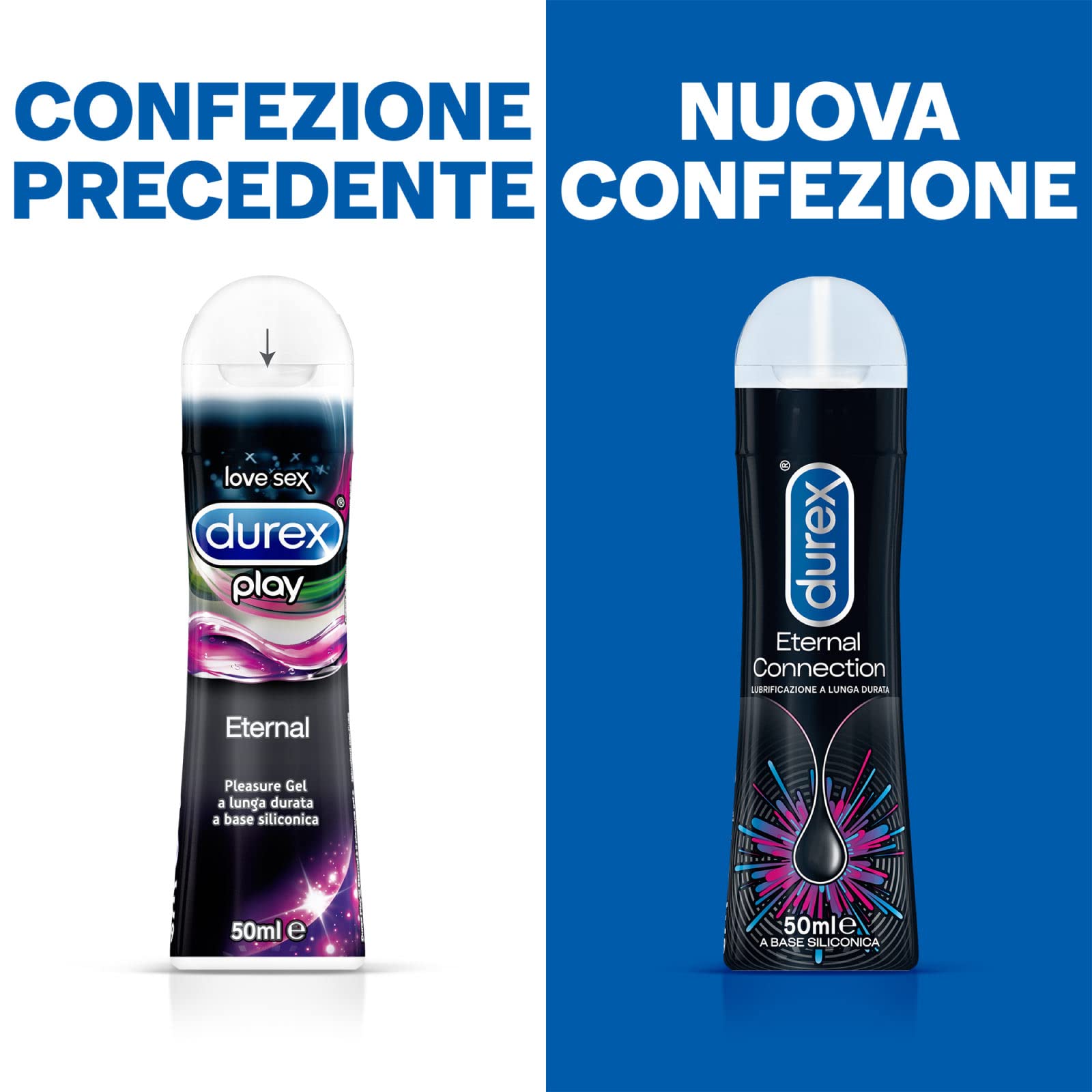 Durex Eternal Gel Lubrificante Siliconico 3x50 ml