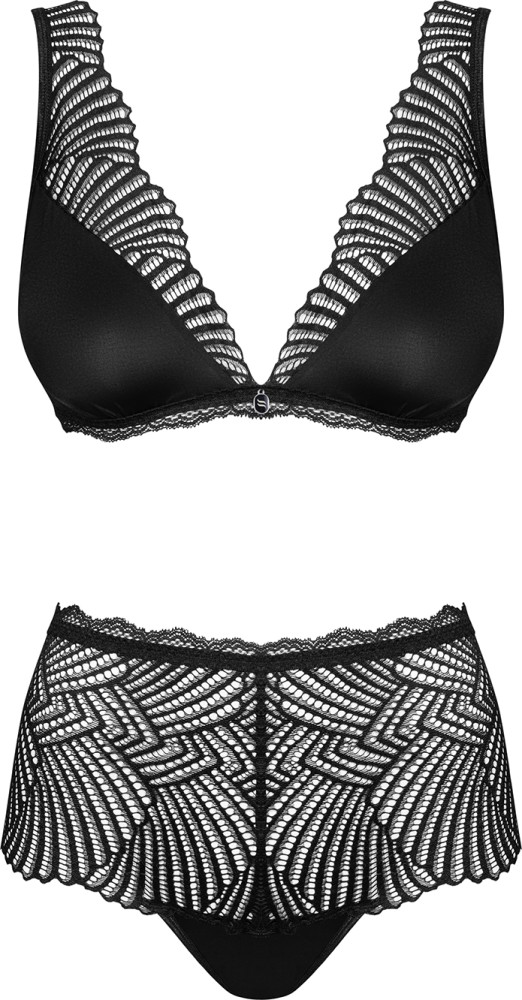 Obsessive Klarita completino intimo pizzo S/M reggiseno mutandina