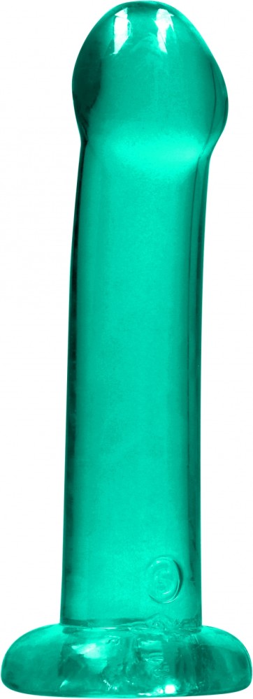 RealRock Crystal Clear 6,7" dildo con ventosa turchese