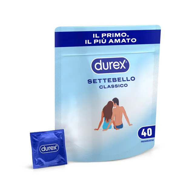Durex Settebello Classico preservativi 40 pezzi lattice