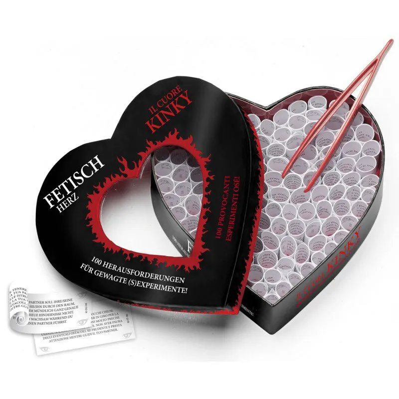 Tease & Please Moodzz Kinky Heart gioco erotico 100 sfide