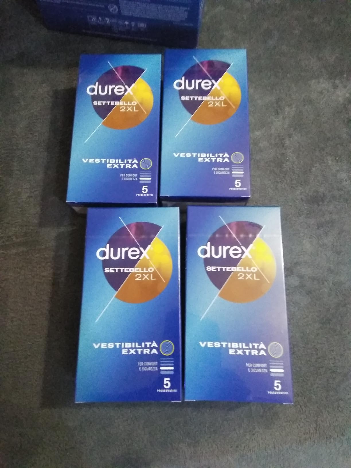Durex Jeans 2XL preservativi XXL 60 mm 20 pezzi