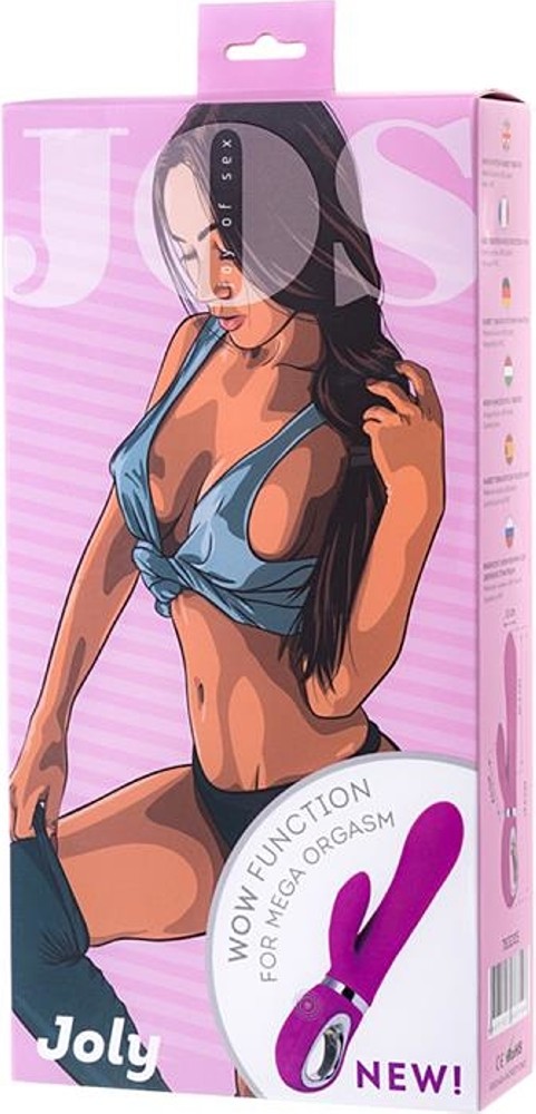 Jos Joly vibratore rabbit rosa 19,6 cm silicone