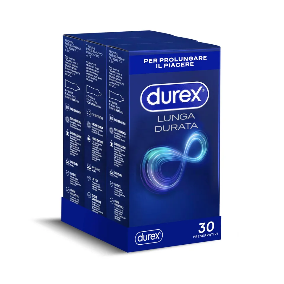 Durex Lunga Durata preservativi ritardanti 30 pezzi