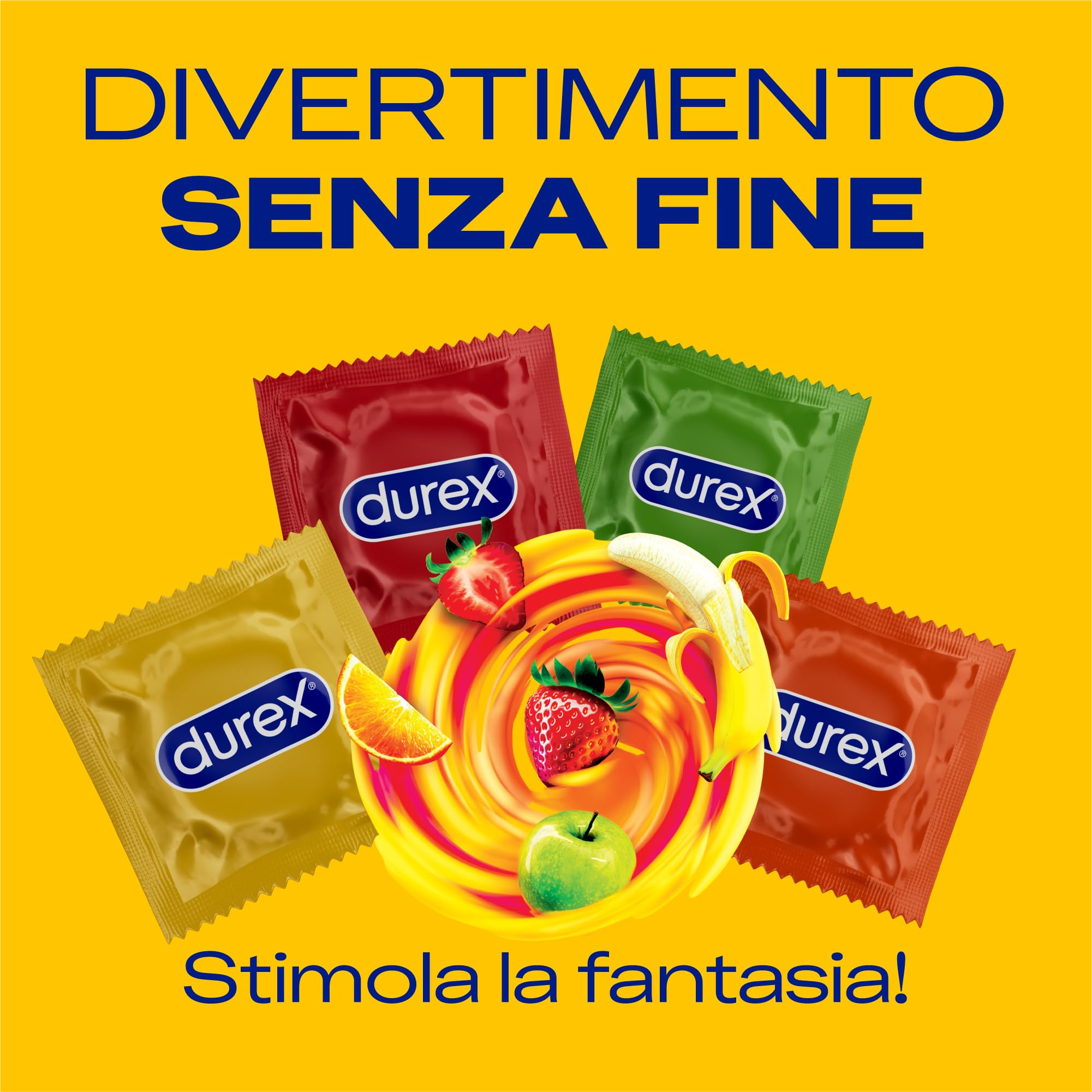 Durex Tropical preservativi 12 pz aromatizzati frutta