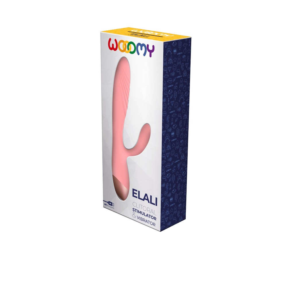 Wooomy Elali vibratore rabbit silicone 10 programmi USB