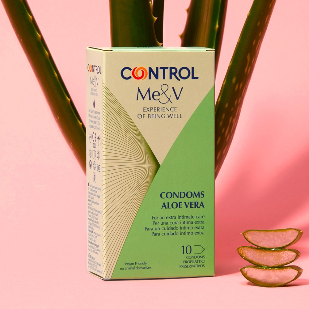Control Aloe Vera preservativi 10 pezzi extralubrificati