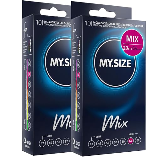 MY.SIZE PRO Mix 64 mm preservativi assortiti 20 pezzi