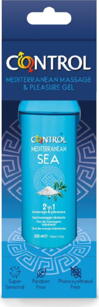 Control Massage and Pleasure Mediterranean Sea gel massaggio 2in1