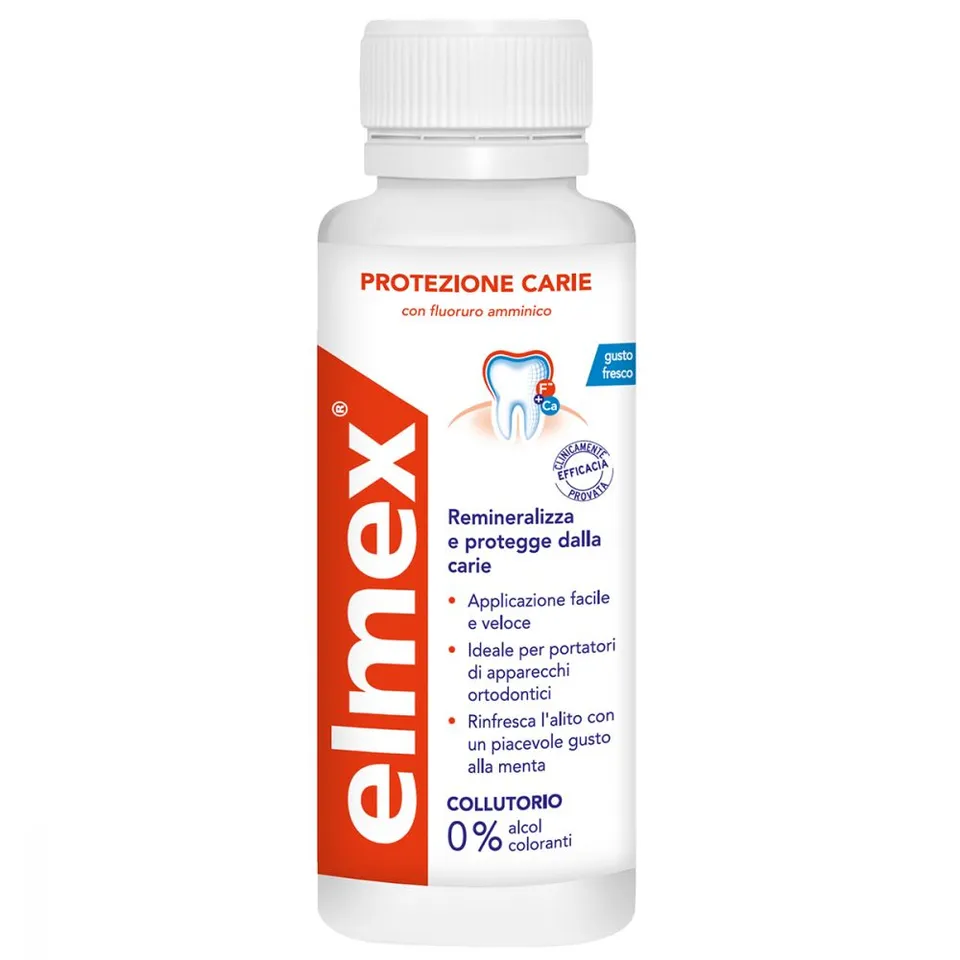 Elmex Protezione Carie collutorio senza alcol fluoro amminico