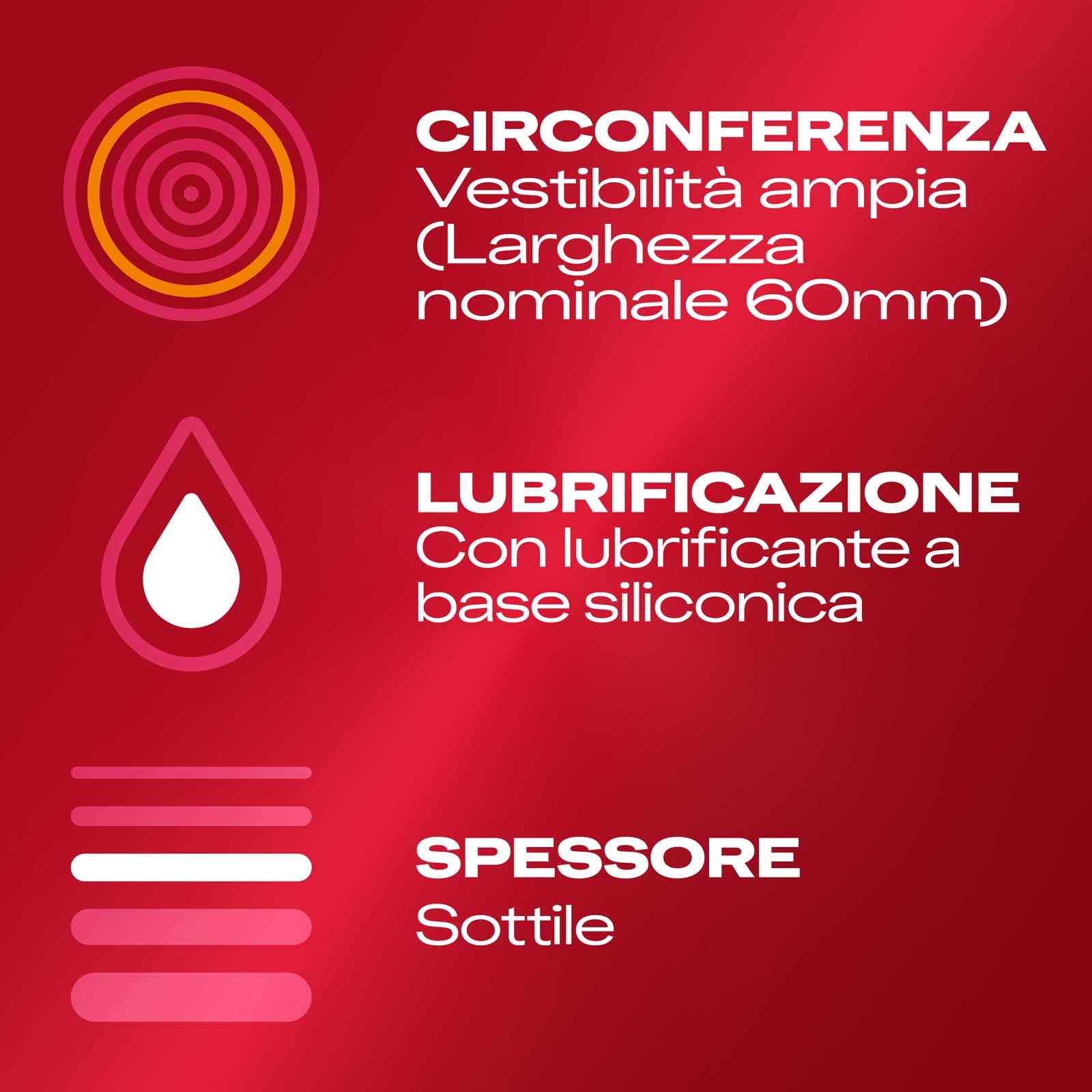 Durex Supersottile XL preservativi 20 pezzi 60 mm