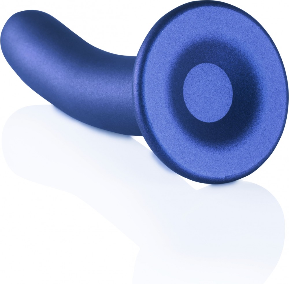 Ouch Smooth G-Spot Dildo 6 con Ventosa Blu Silicone