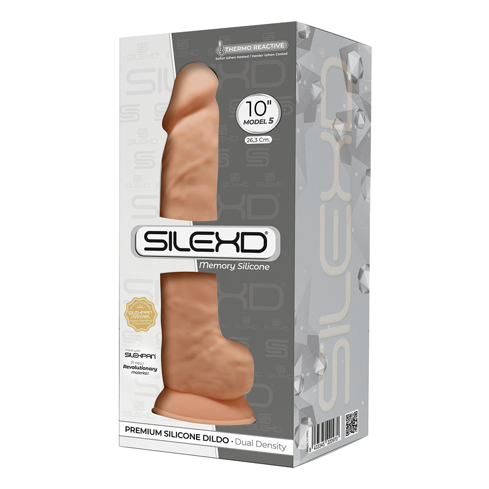 Silexd Model 1 10" dildo realistico con ventosa in Silexpan