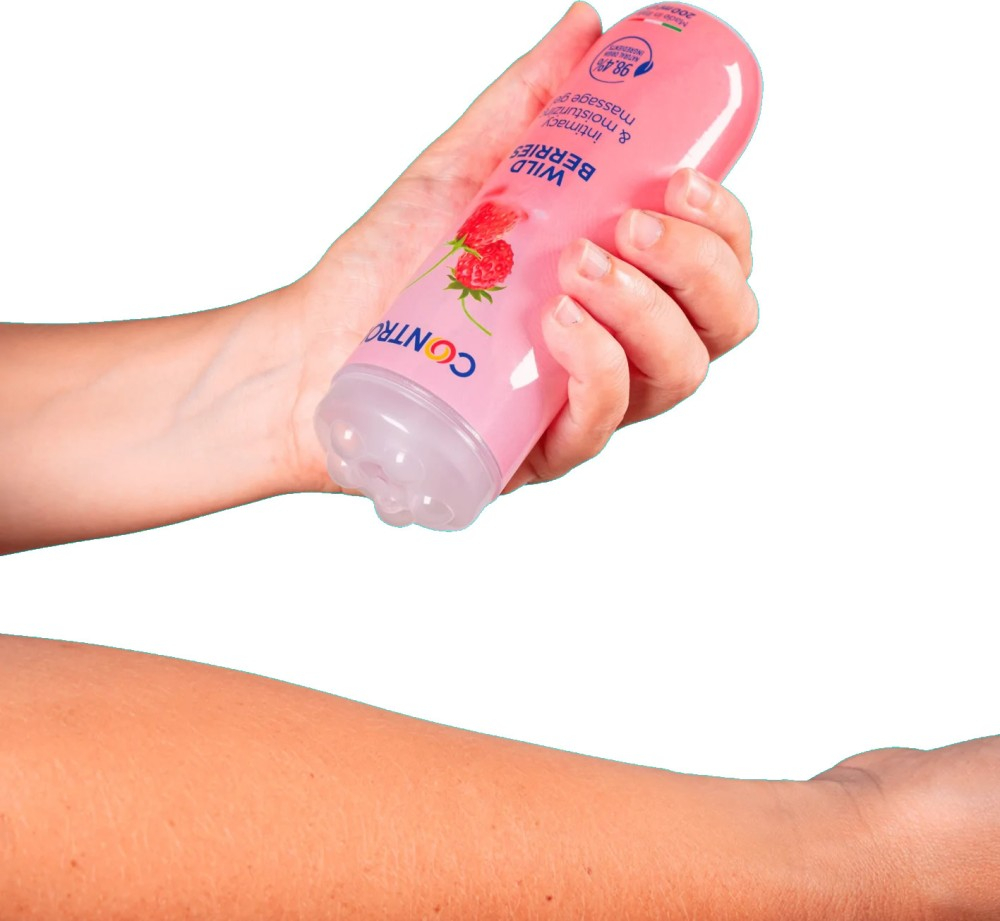 Control 3in1 Wild Berries gel massaggio fragoline di bosco