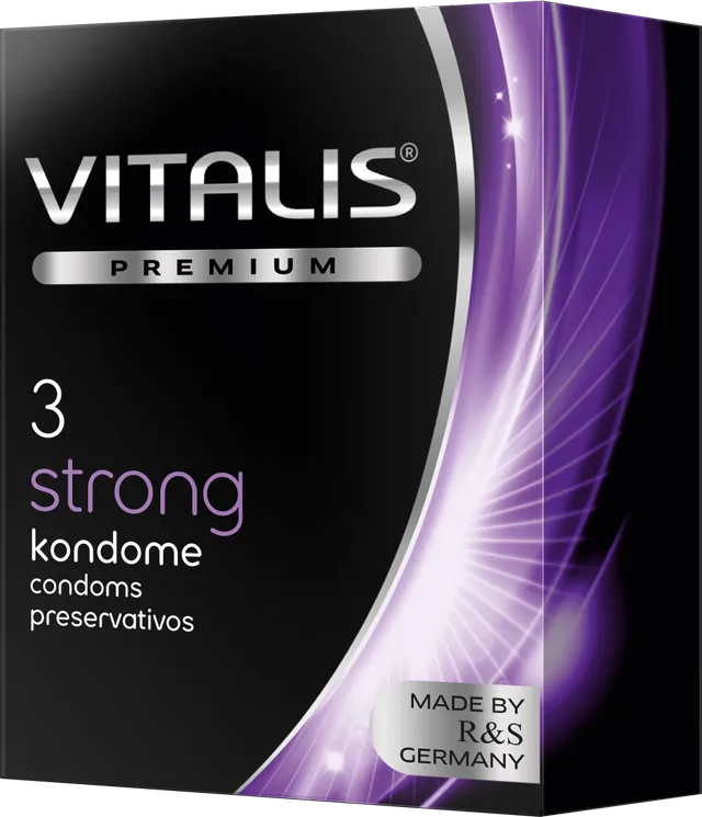 Vitalis Strong preservativi resistenti lattice 53 mm