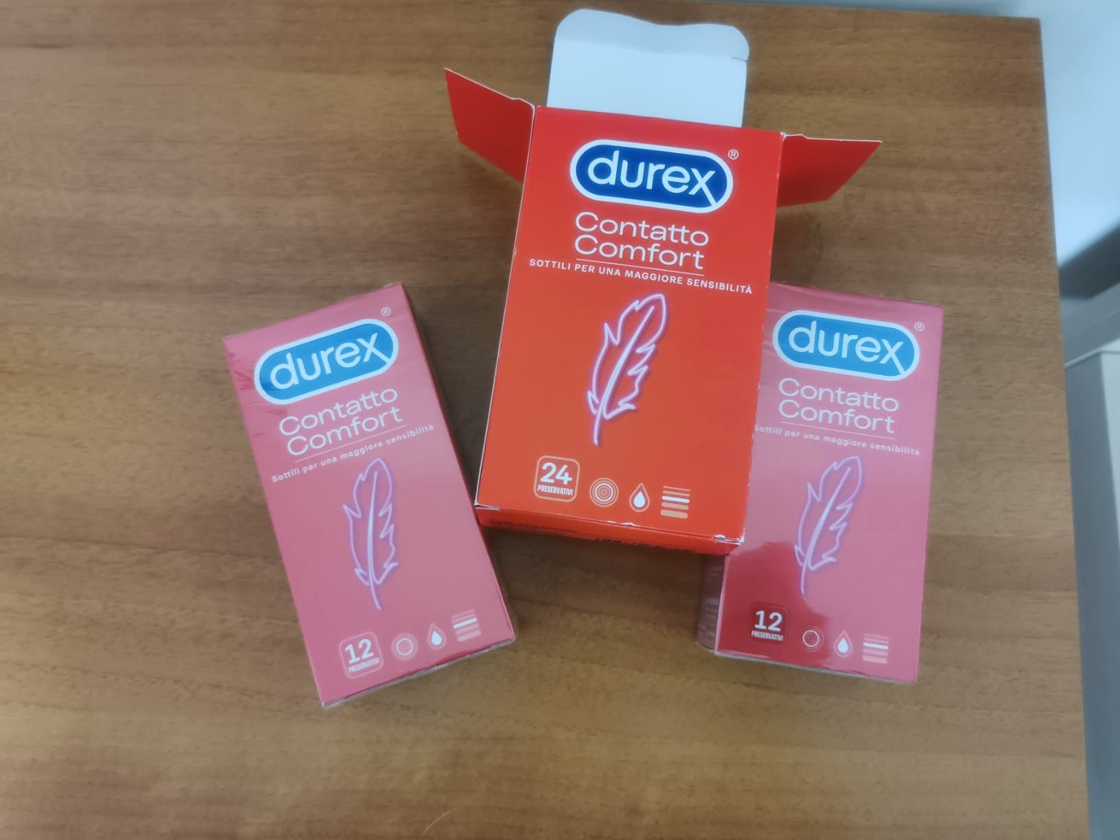 Durex Contatto Comfort preservativi sottili 6 pz lubrificati